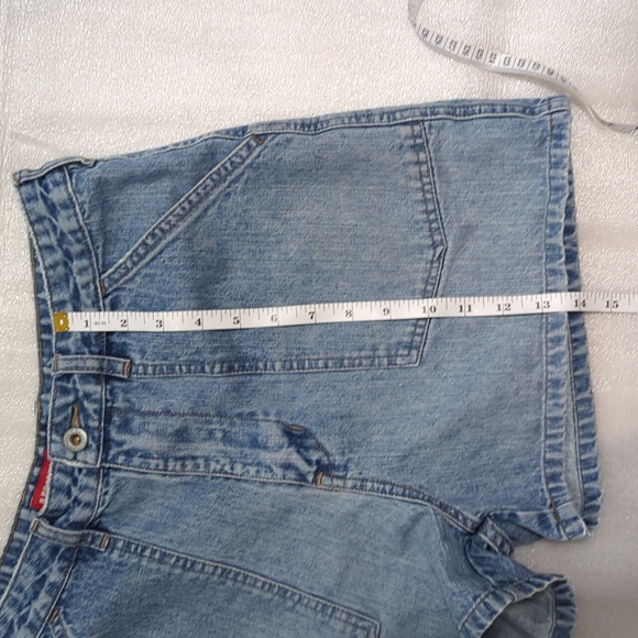 Vintage UNIONBAY High Waist Jean Shorts Juniors Size 11 - Picture 9 of 9